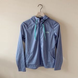 purple north face jacket
